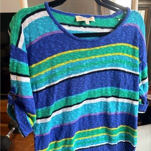 Jones New York Sport Multicolor Knit Top